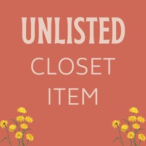 Unlisted Closet Item